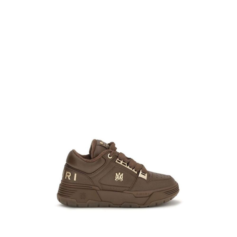 Amiri Brown Calf Leather Bos Taurus Chunky Men's Sneakers